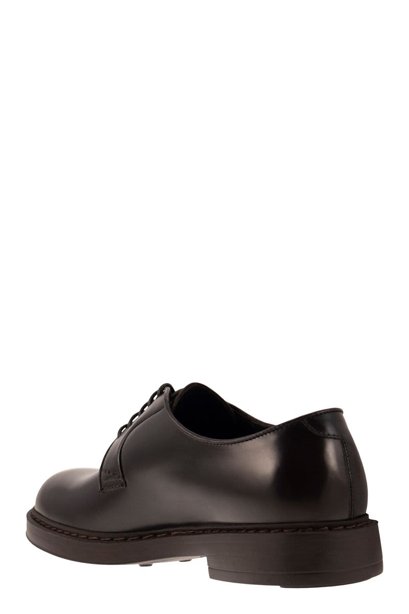 DOUCAL'S Men's Leather Derby Lace-Up Dress Shoes