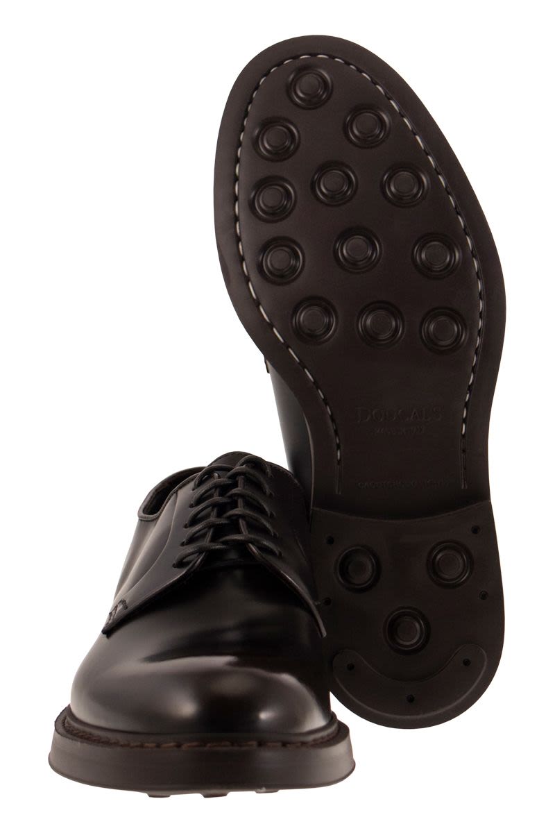 DOUCAL'S Men's Leather Derby Lace-Up Dress Shoes