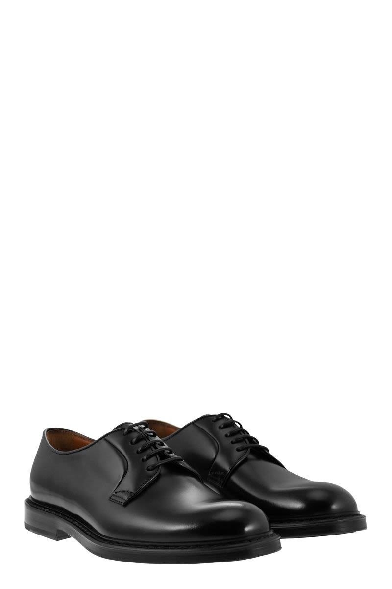 DOUCAL'S Derby Dress Shoes 5-Hole Lace-Up
