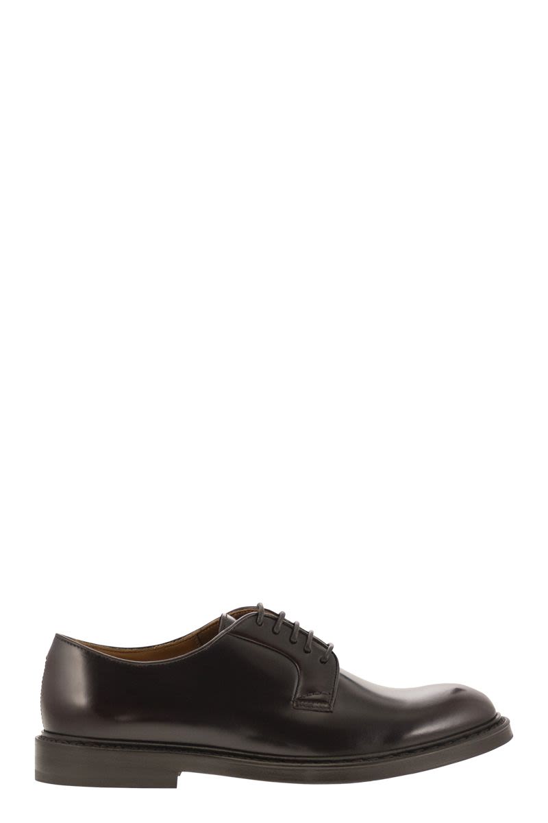 DOUCAL'S Five-Hole Lace-Up Derby Dress Shoes