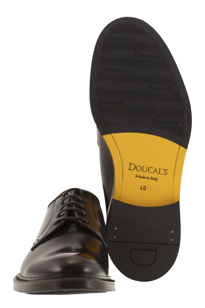 DOUCAL'S Five-Hole Lace-Up Derby Dress Shoes