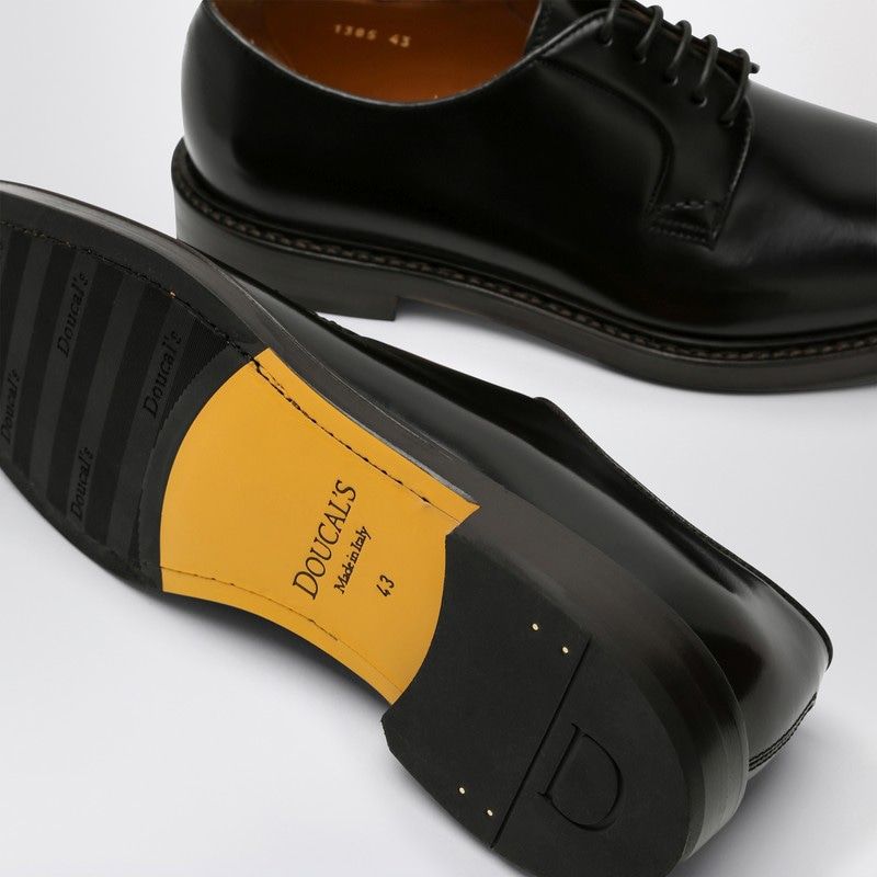 DOUCAL'S Classic Derby Dress Shoes - Lace Up Style