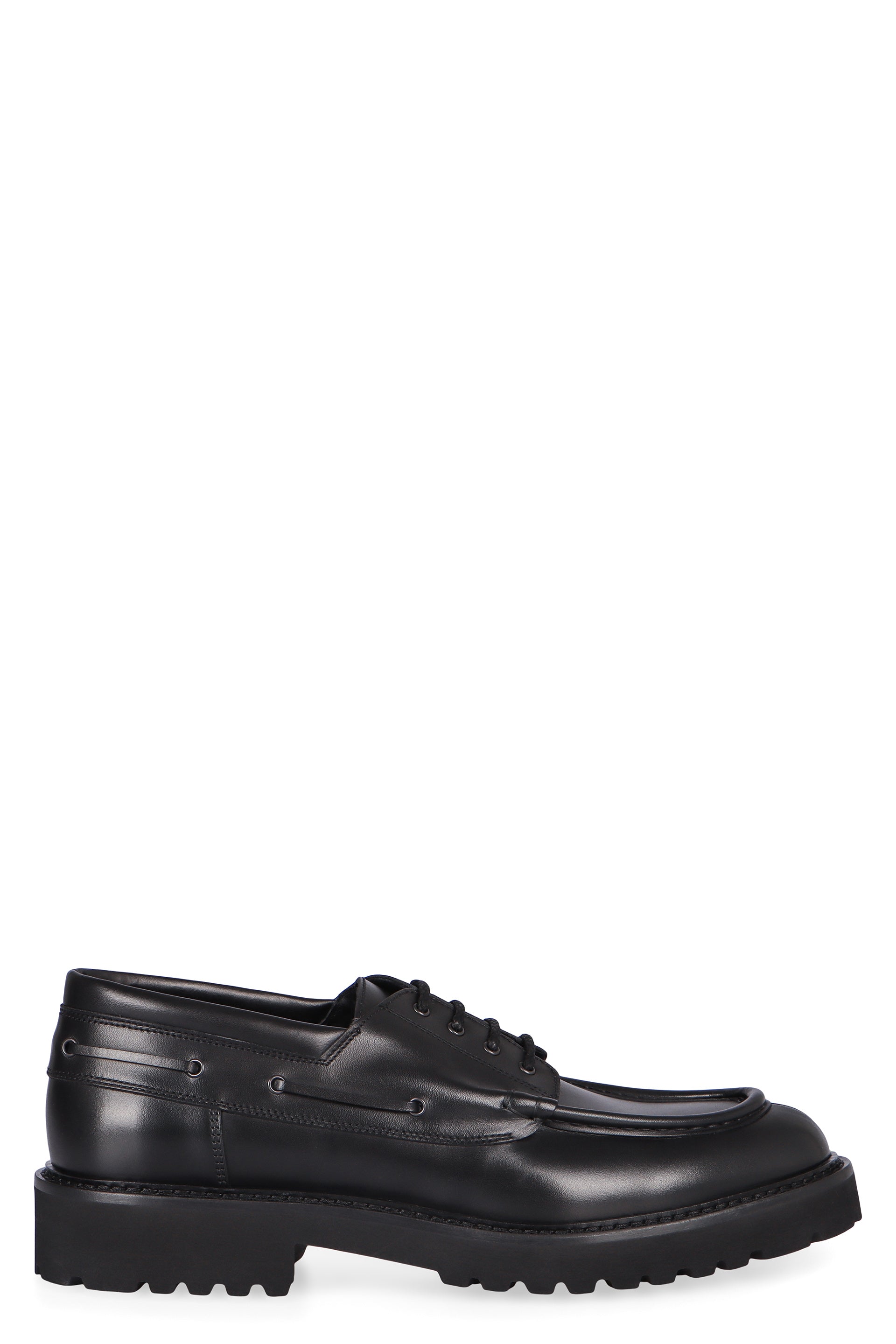 DOUCAL'S Men's Premium Leather Lace-Up Shoes