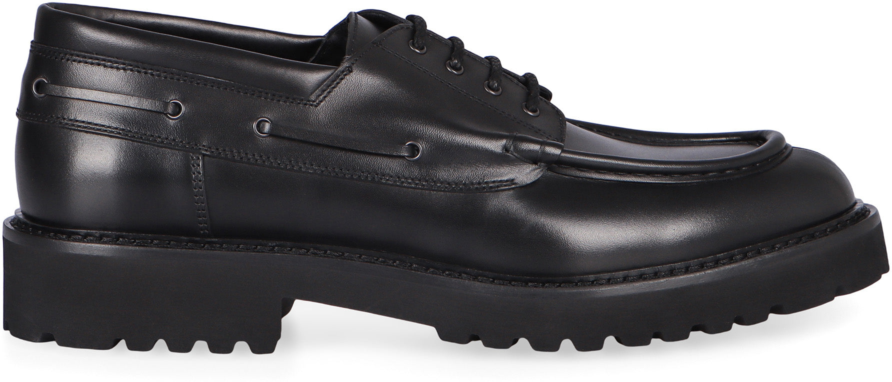DOUCAL'S Men's Premium Leather Lace-Up Shoes