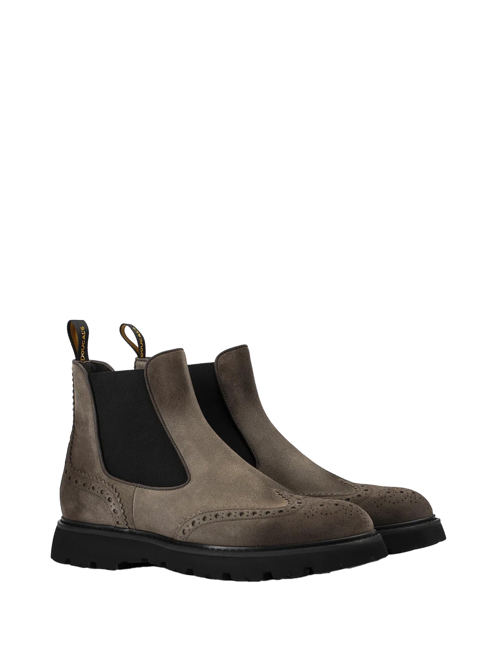 DOUCAL'S Men's Beatles Brown Suede Boots