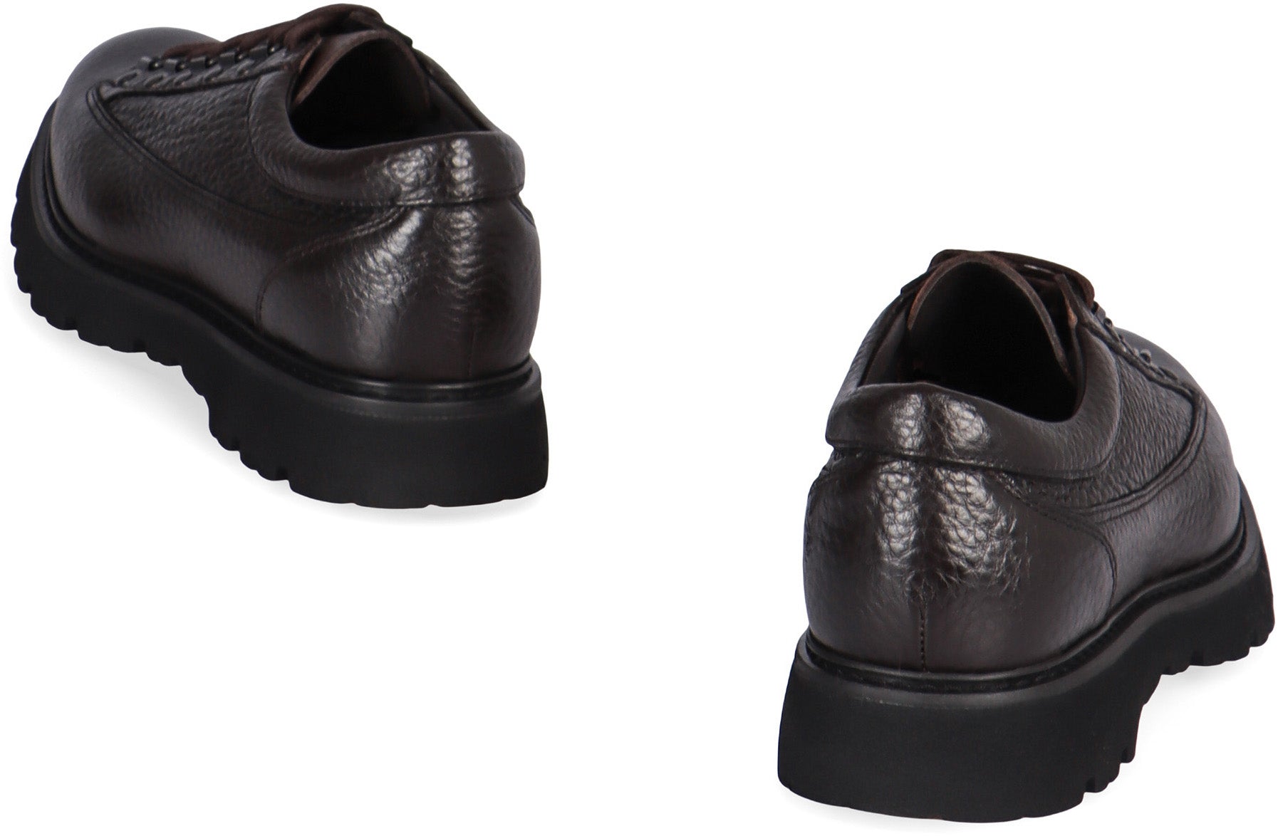 Men's Leather Lace-Up Shoes by DOUCAL'S