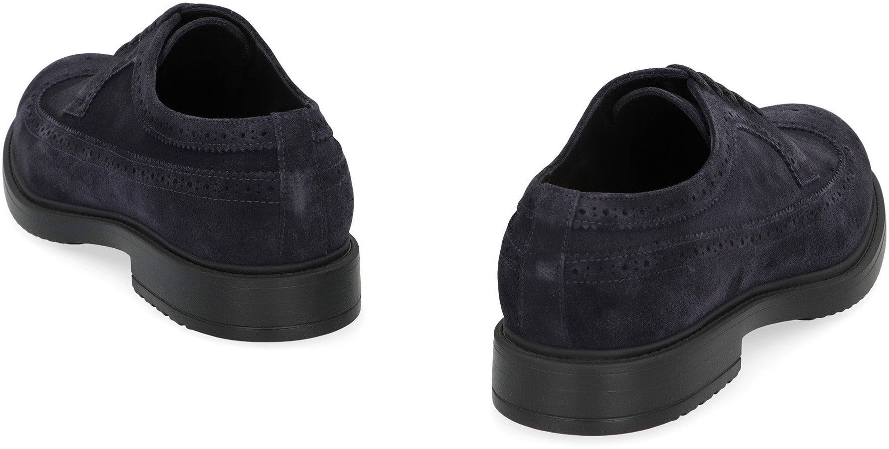 DOUCAL'S Suede Lace-Up Shoes for Men