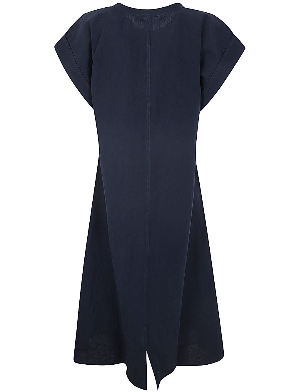 SOFIE D HOORE Long Dress with Pockets and Short Sleeves