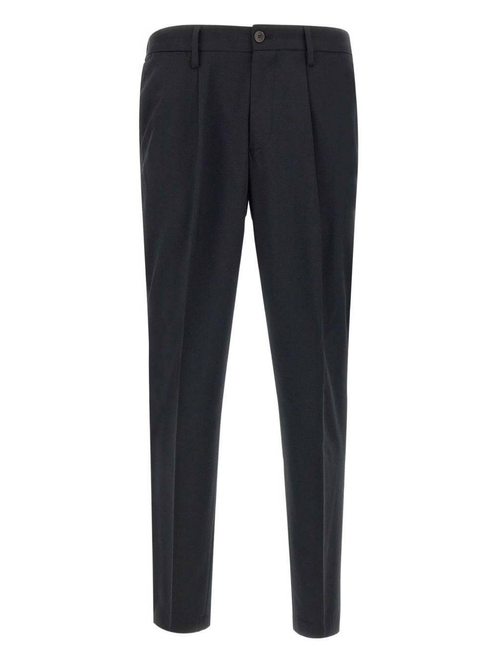 DEVORE Front Pleated Cotton Modal Trousers for Men