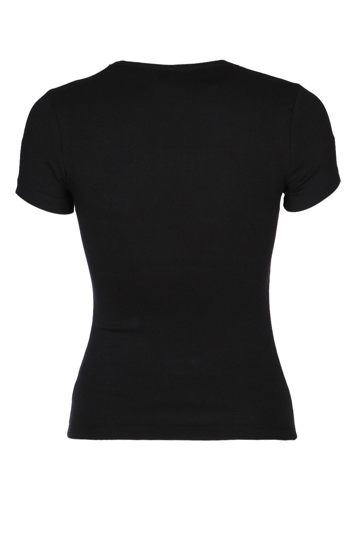 TOMMY JEANS Slim Badge Rib Tee for Women - SS25