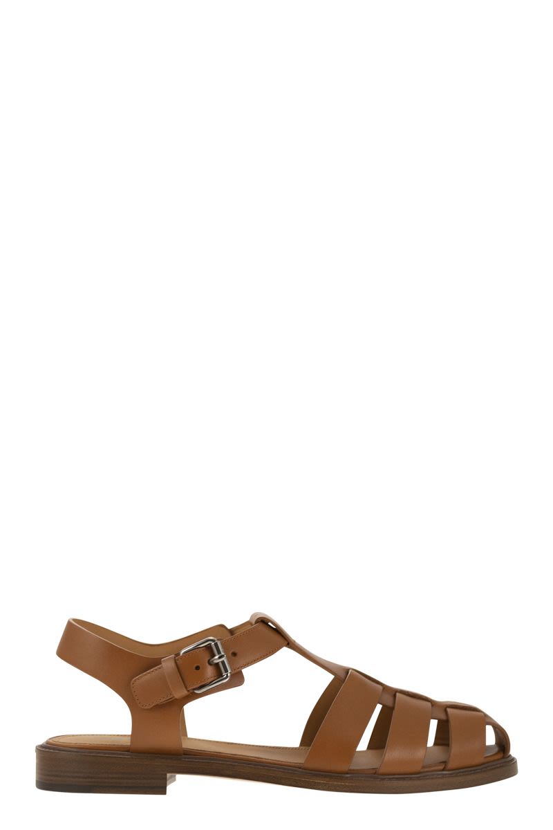 CHURCH'S Retro-Inspired Calfskin Sandal for Women