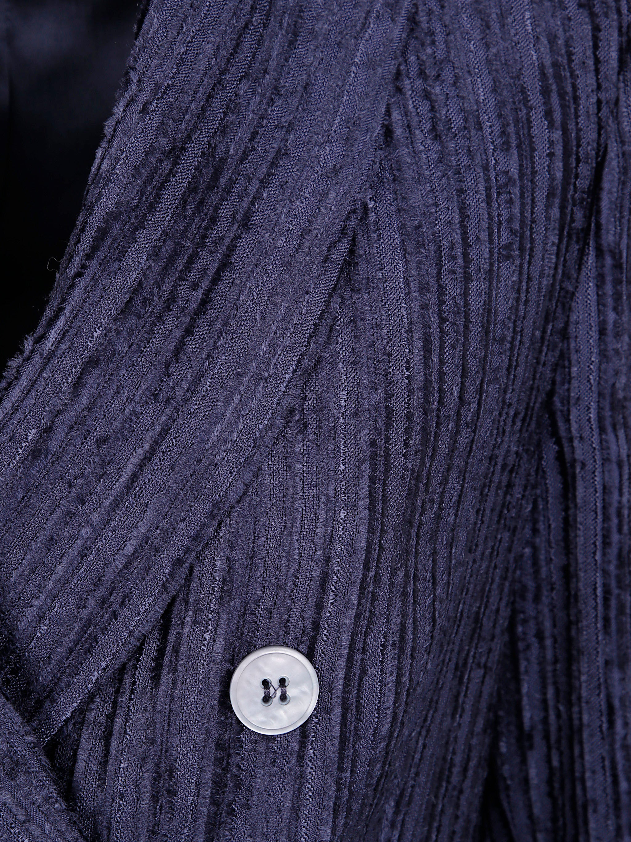 PESERICO Double Breasted Velvet Jacket