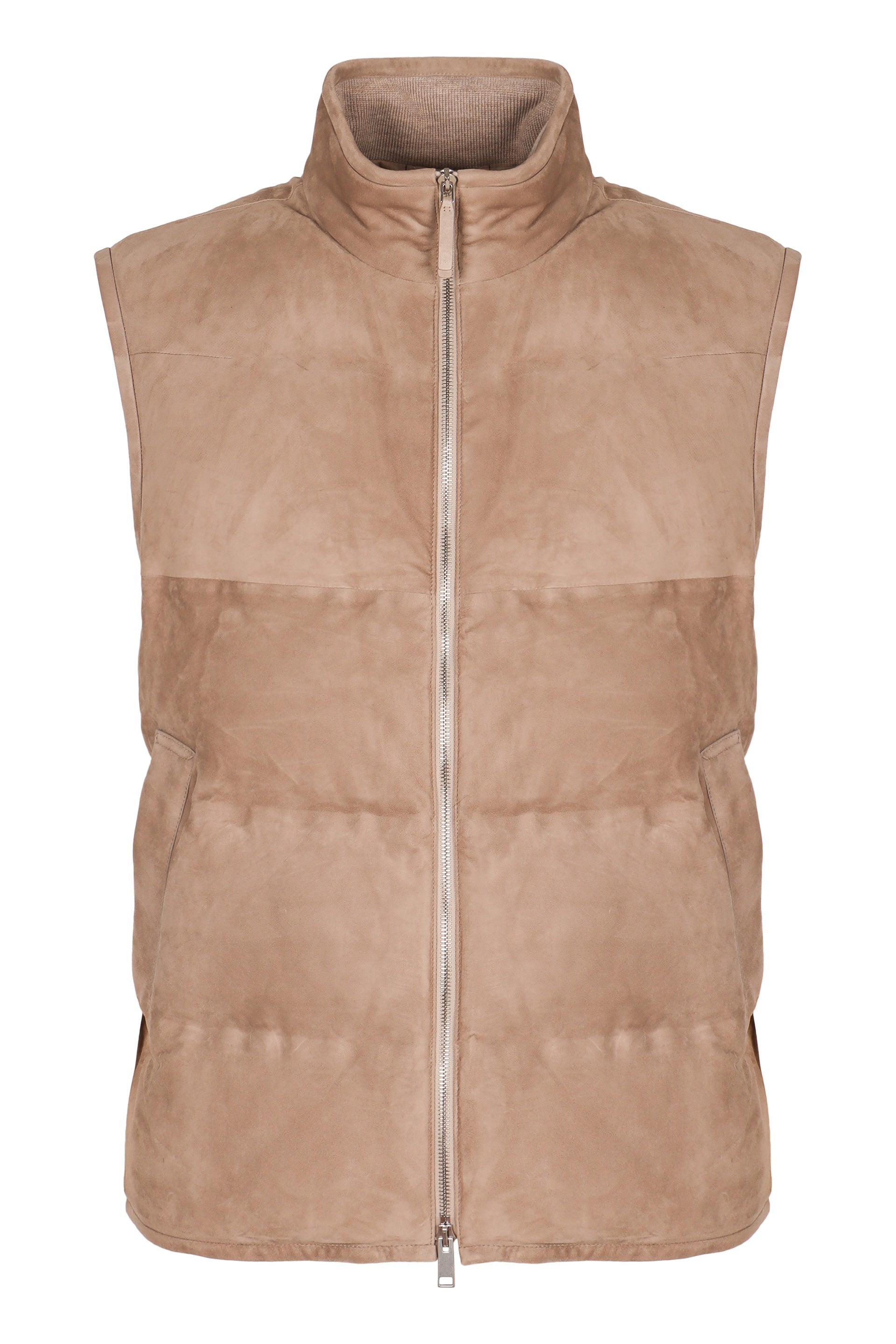 ZEGNA Full Zip Down Vest for Men