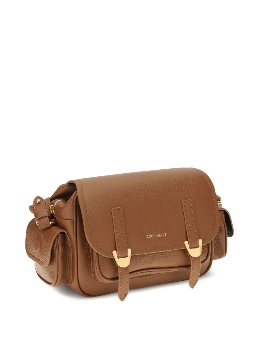 COCCINELLE Stylish Buckle Handbag with Adjustable Shoulder Strap