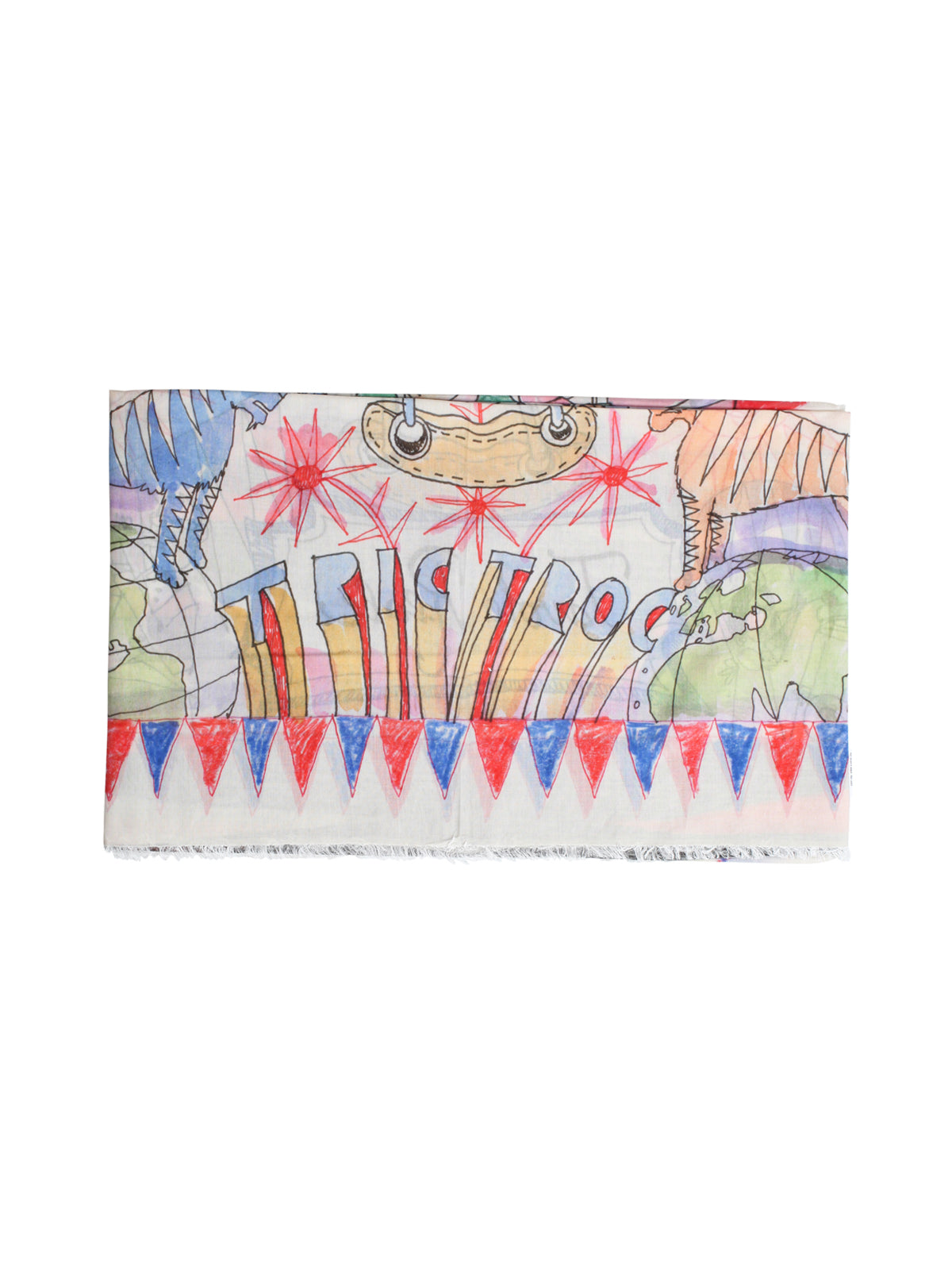 FALIERO SARTI Chic Cotton and Cashmere Scarf - 130x135cm