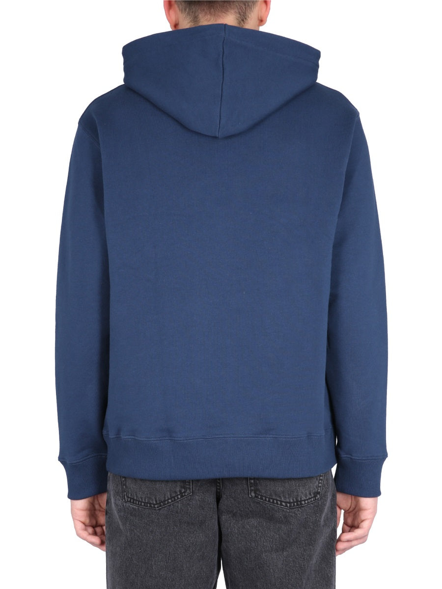 ETUDES STUDIO Men's Crossneck Ribbed Hoodie