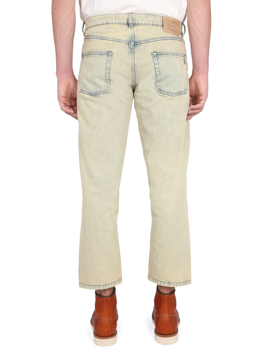 ETUDES STUDIO Five Pocket Organic Cotton Jeans for Men