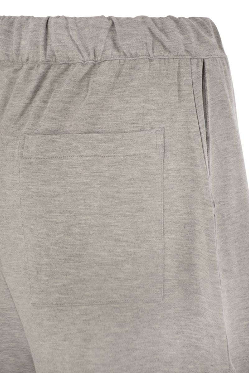 MAJESTIC Drawstring Waist Mini Shorts