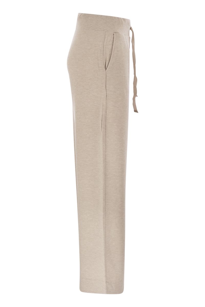 MAJESTIC Modern Drawstring Waist Trousers for Women