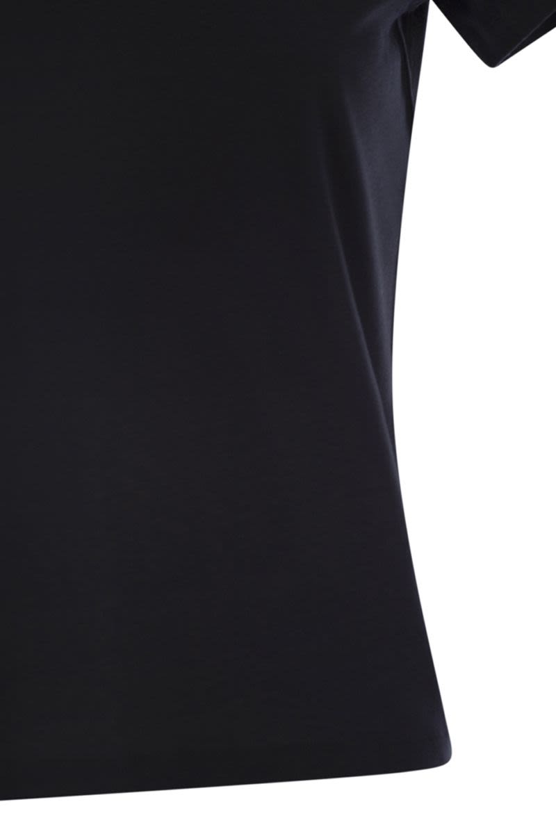 MAJESTIC Essential Crew-Neck Short-Sleeved Cotton T-Shirt