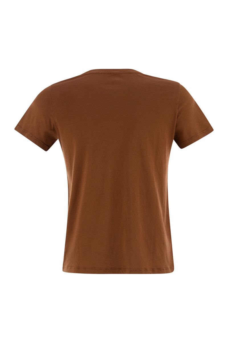 MAJESTIC Essential Crew-Neck Short-Sleeved T-Shirt