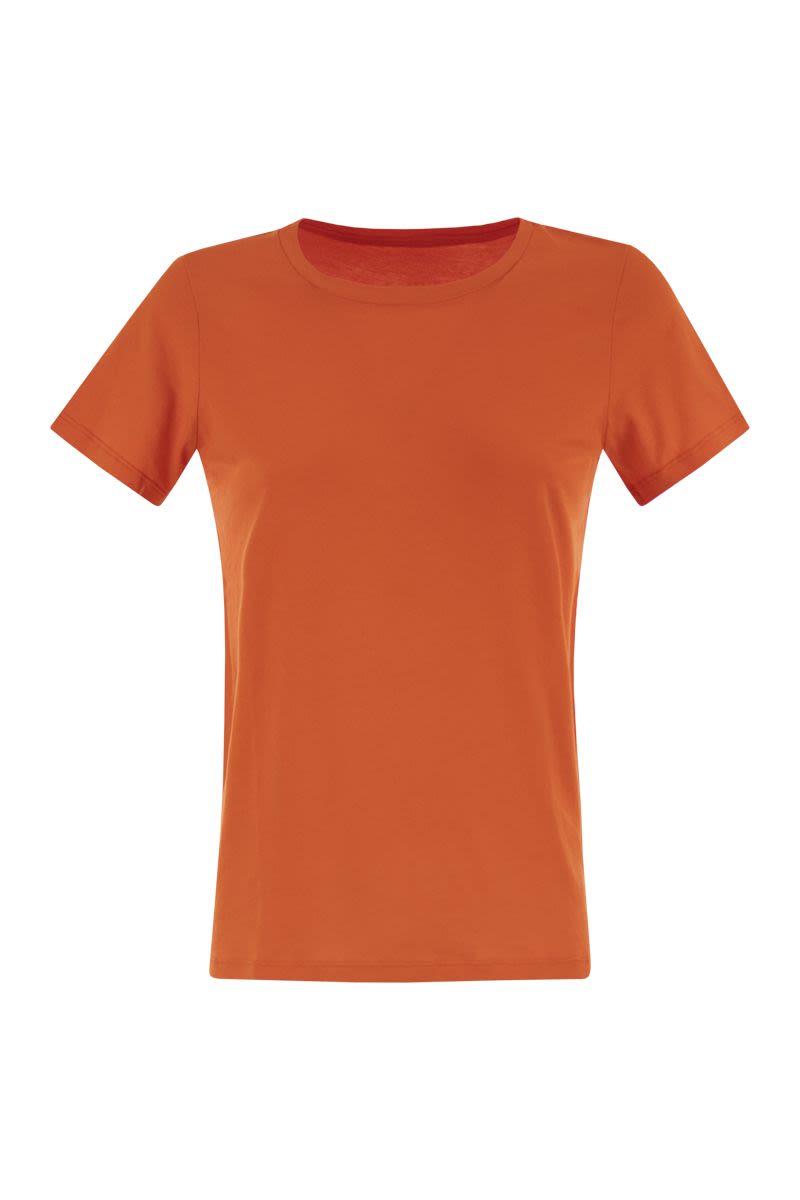 MAJESTIC Essential Crew-Neck Short-Sleeved T-Shirt