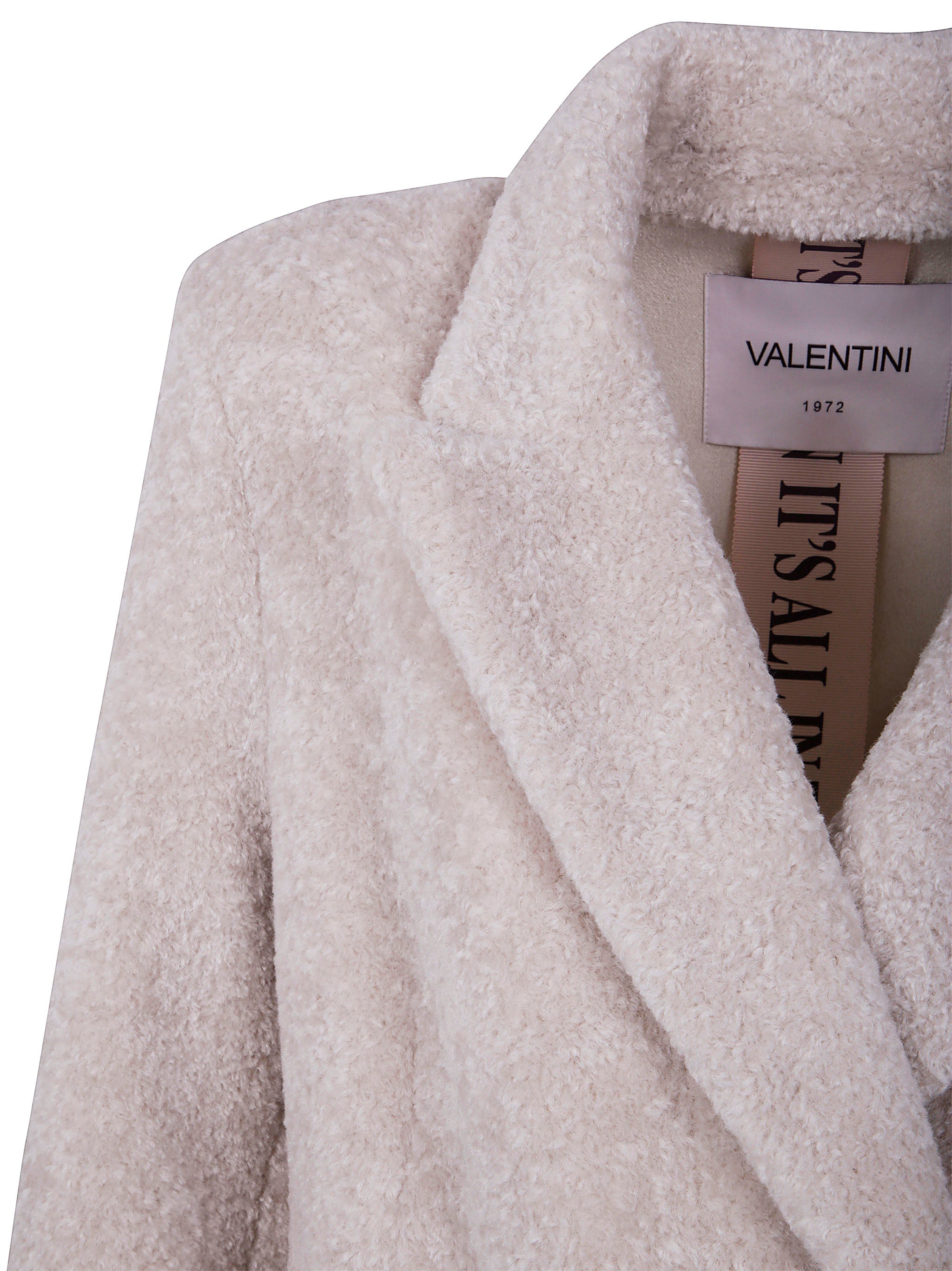 VALENTINI 1972 Long Double-Breasted Eco Fur Jacket for Women