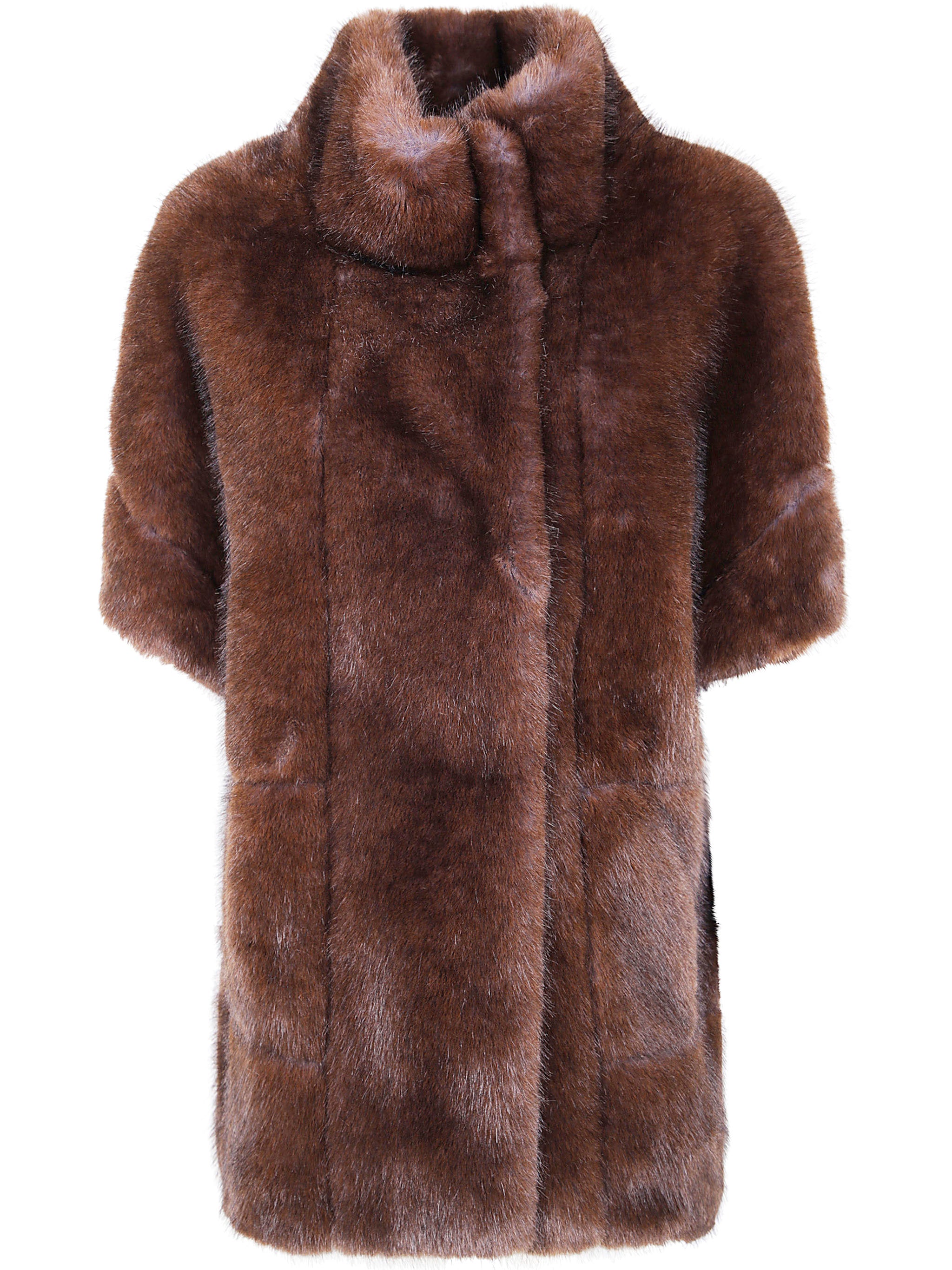 VALENTINI 1972 Eco-Friendly Short Faux Fur Jacket