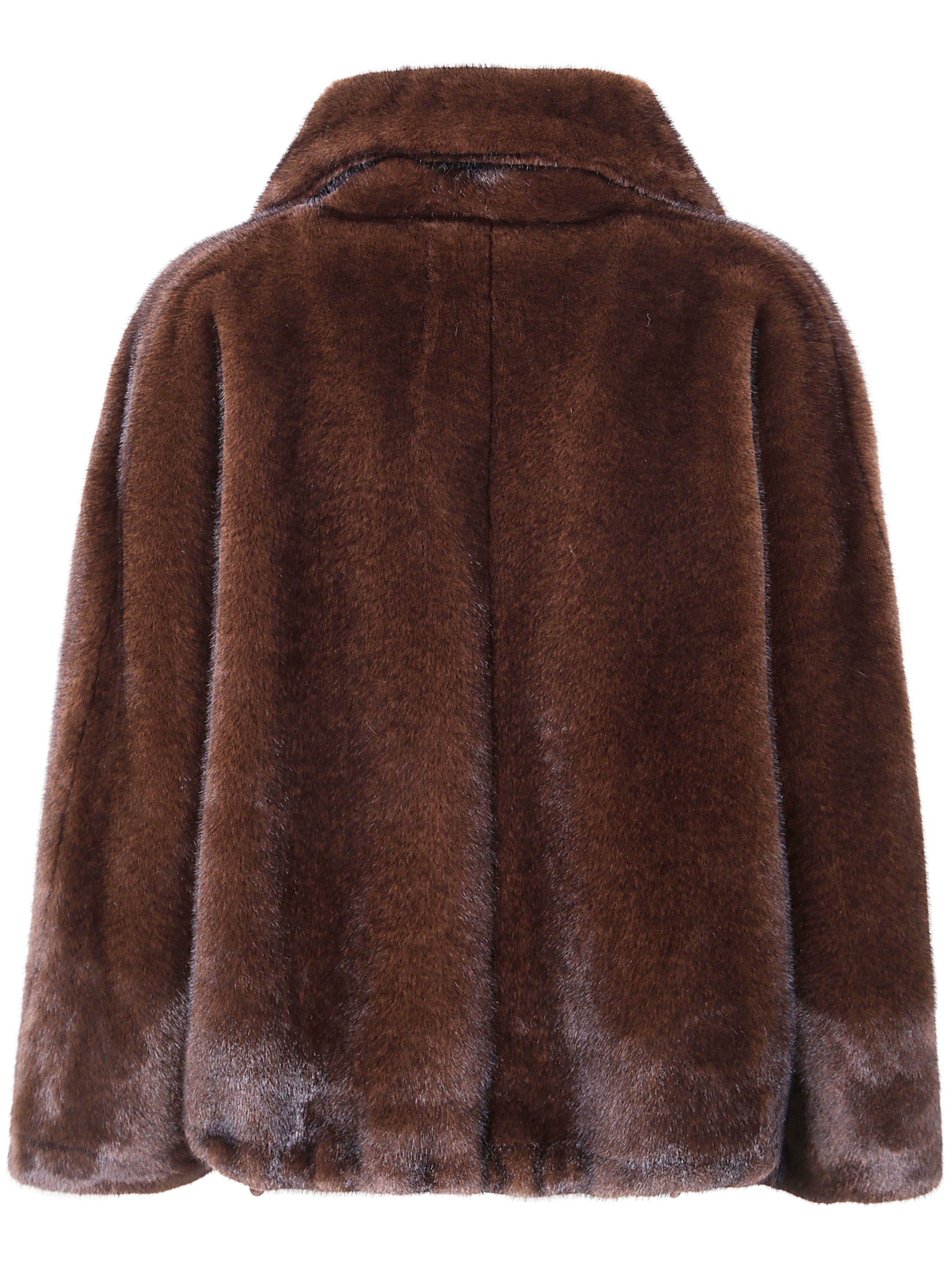 VALENTINI 1972 Mini Eco Mink Short Faux Fur Jacket