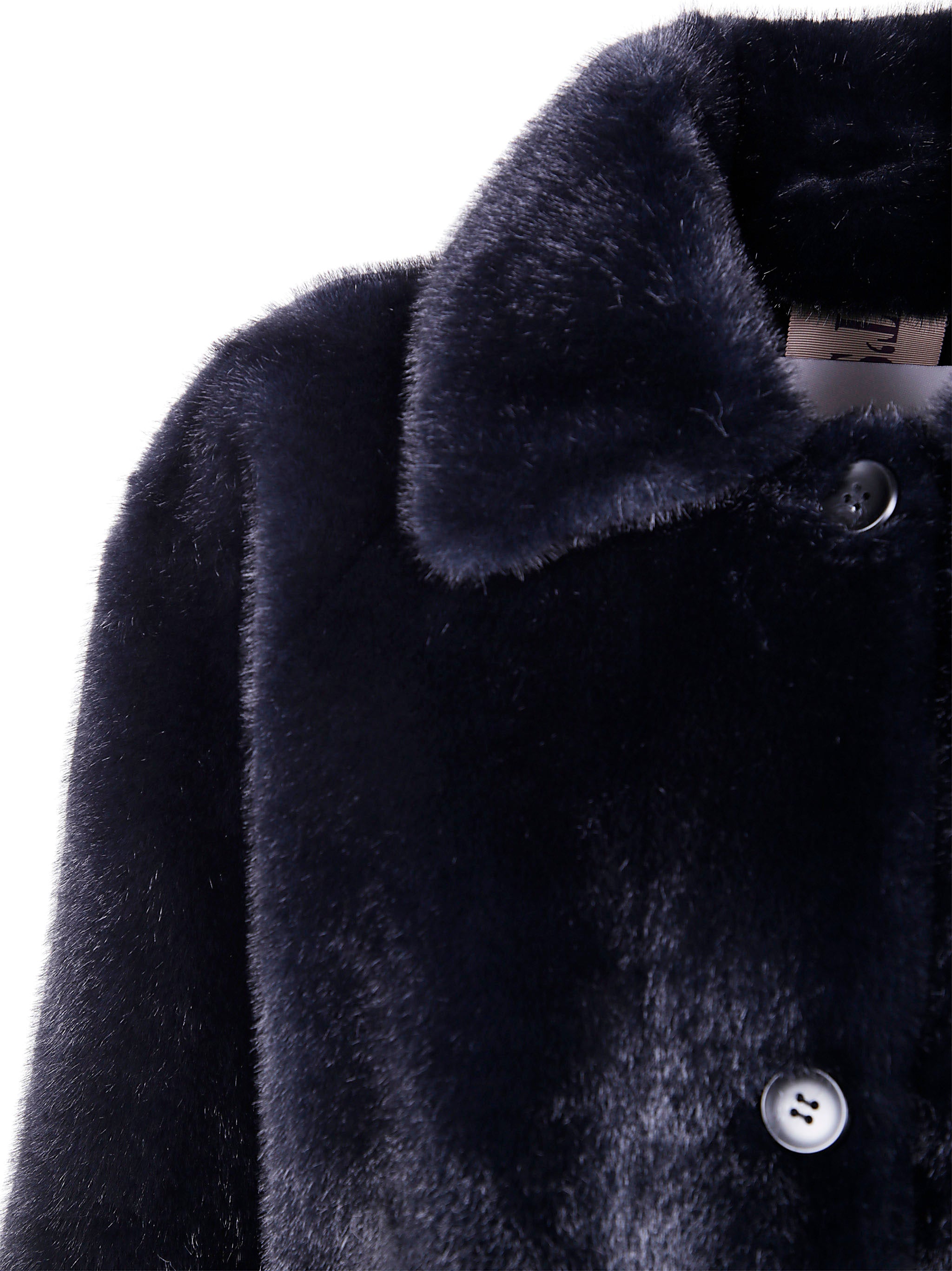 VALENTINI 1972 Mini Eco Mink Short Faux Fur Coat