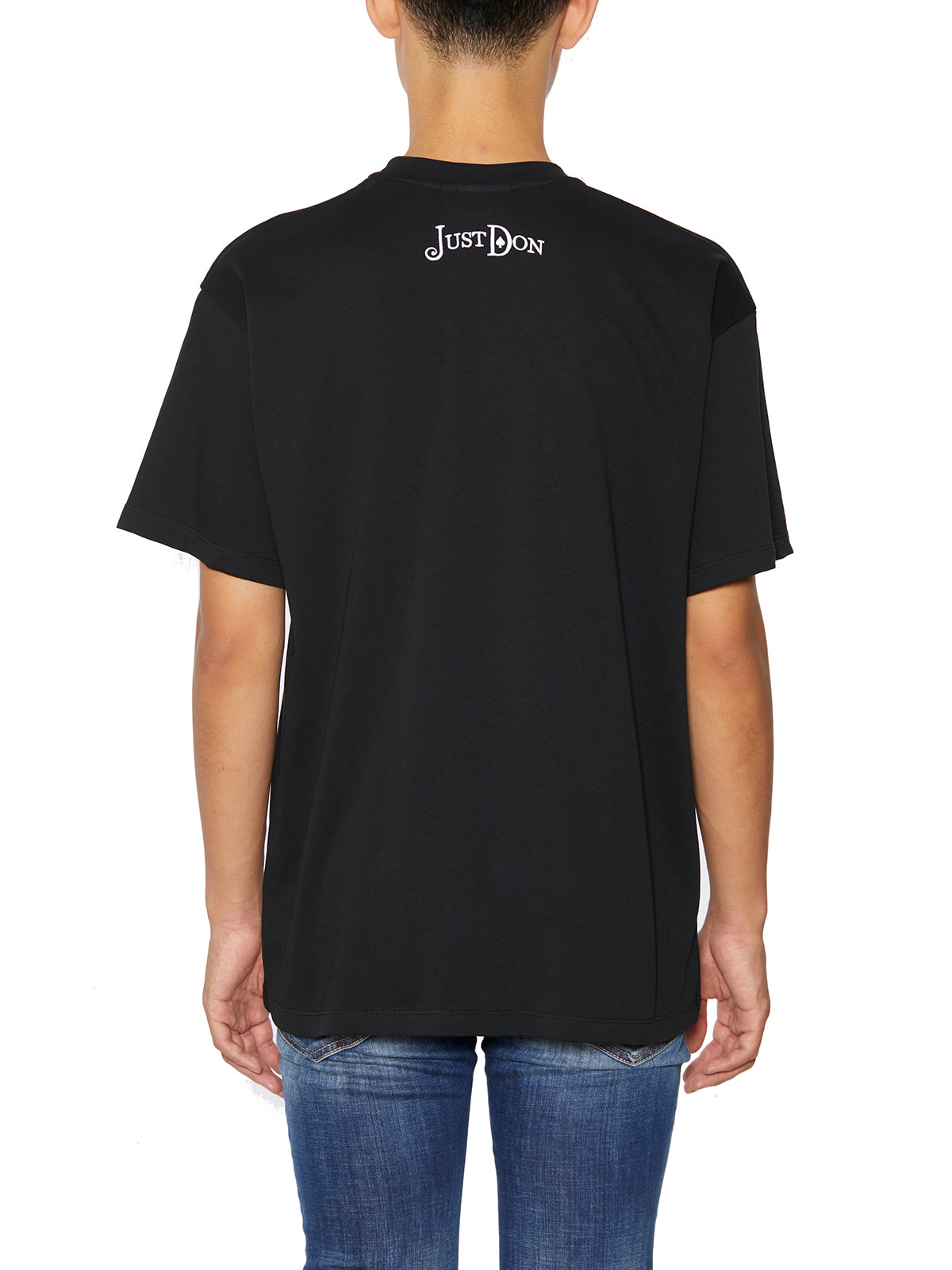 JUST DON Cotton Crew Neck T-Shirt - Size M