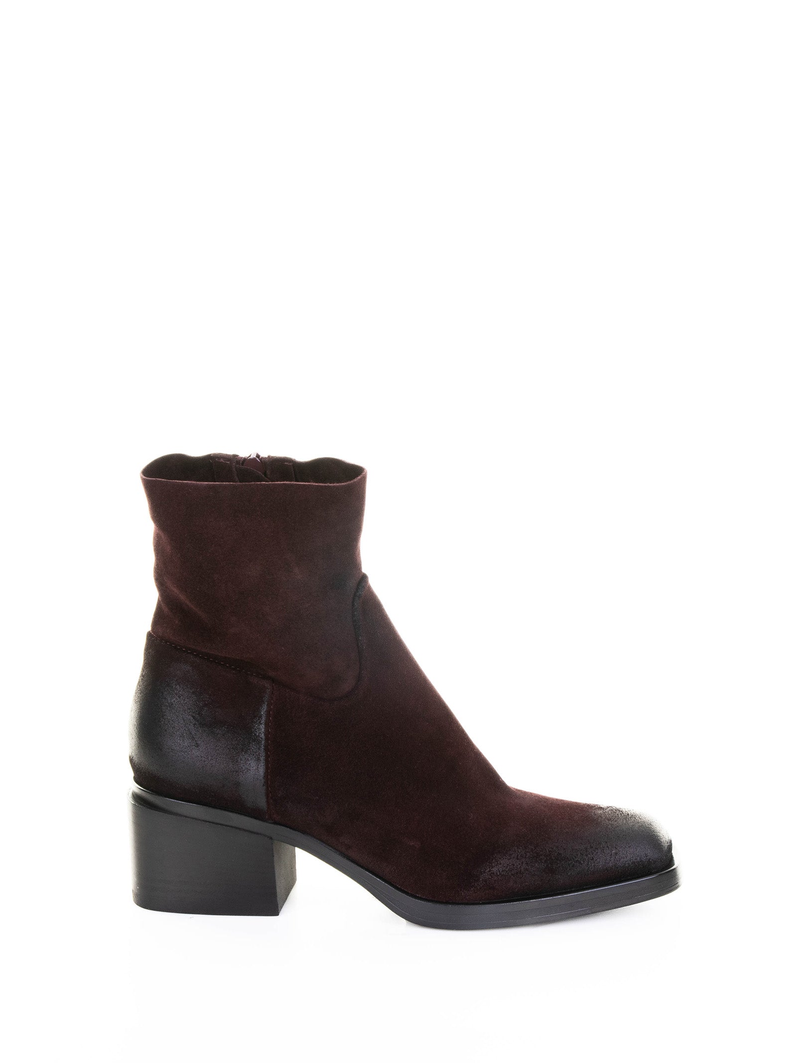 ELENA IACHI Suede Ankle Boot with Rubber Sole