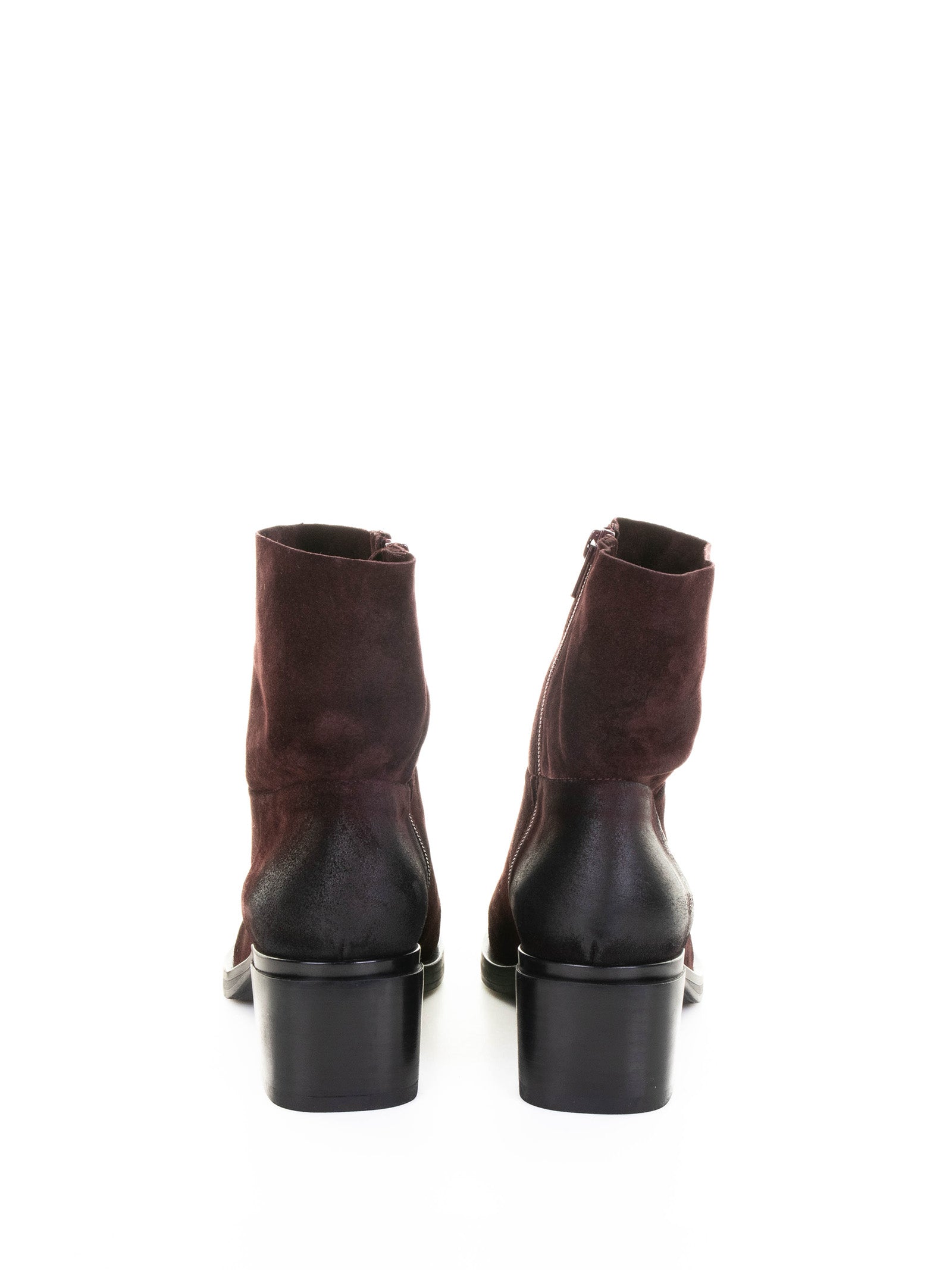 ELENA IACHI Suede Ankle Boot with Rubber Sole