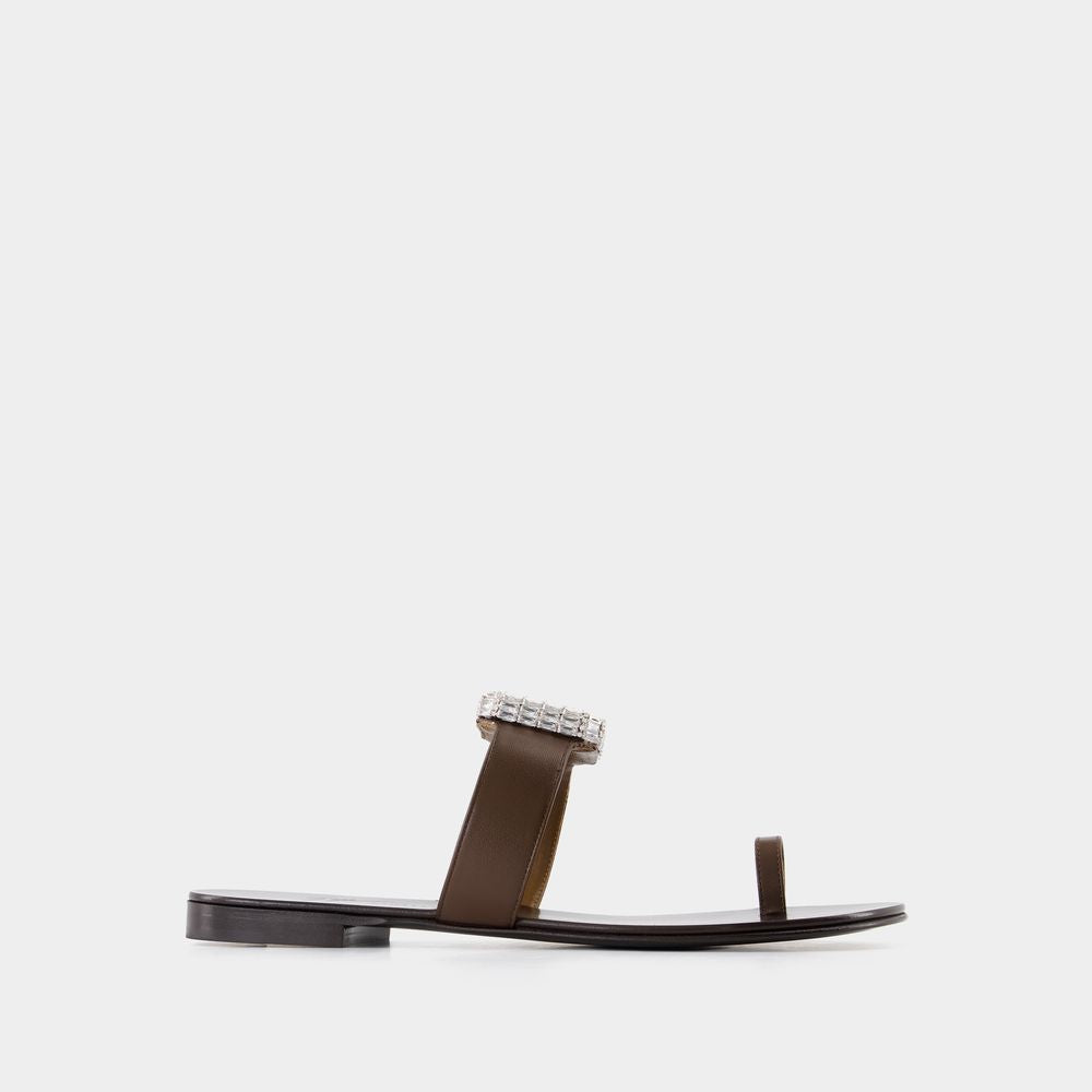 GIUSEPPE ZANOTTI Chic Flat Sandals for Women - SS25