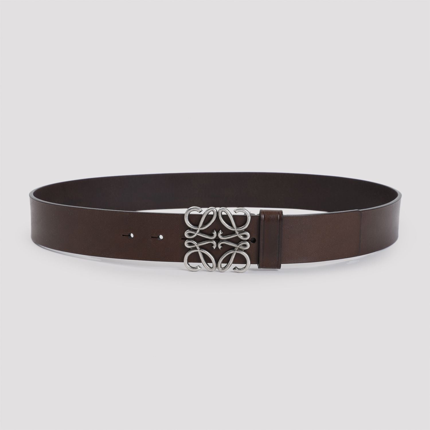 LOEWE Chunky Anagram 4CM Leather Belt for Men