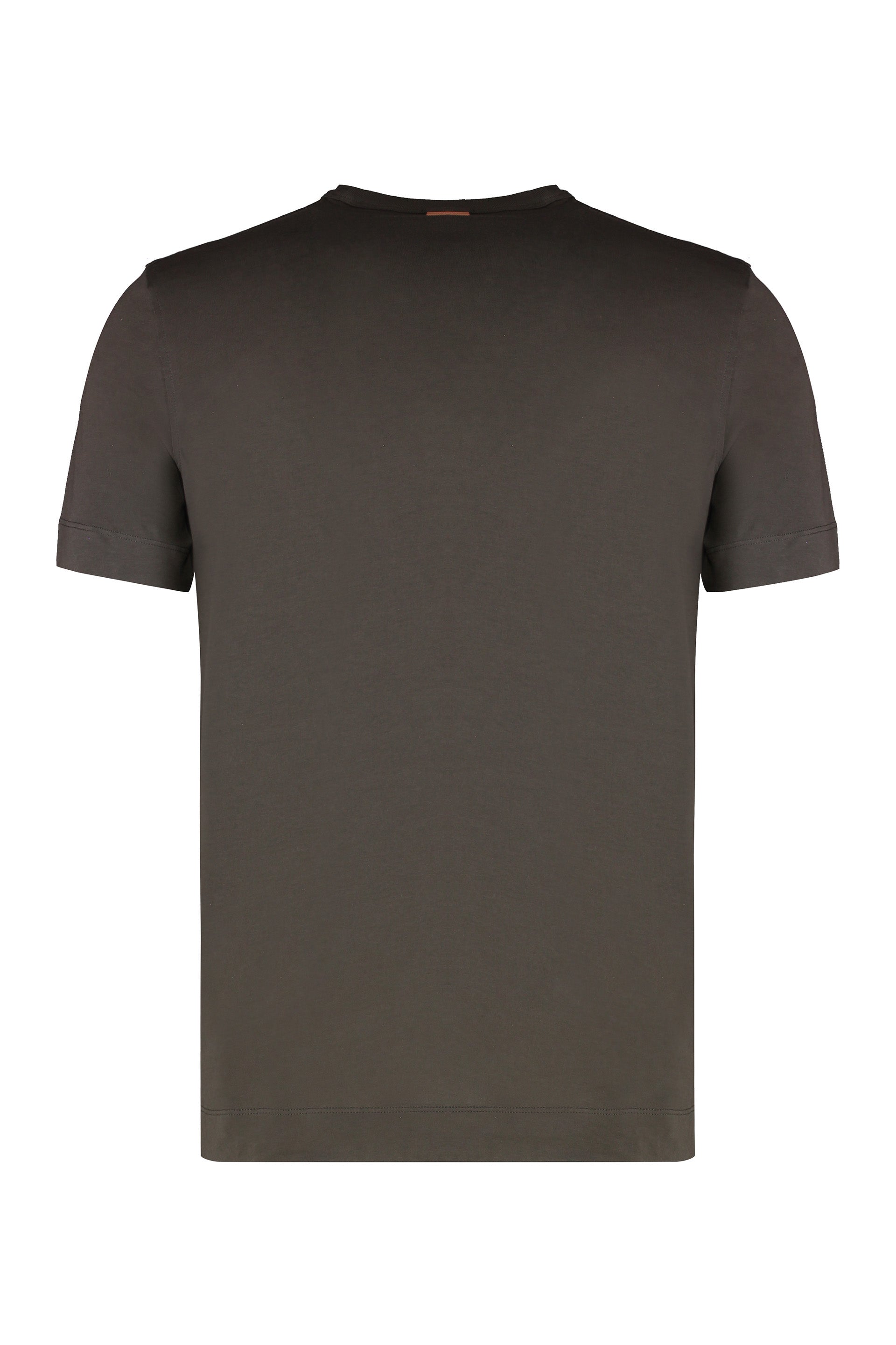 ZEGNA Cotton Crew-Neck T-Shirt for Men