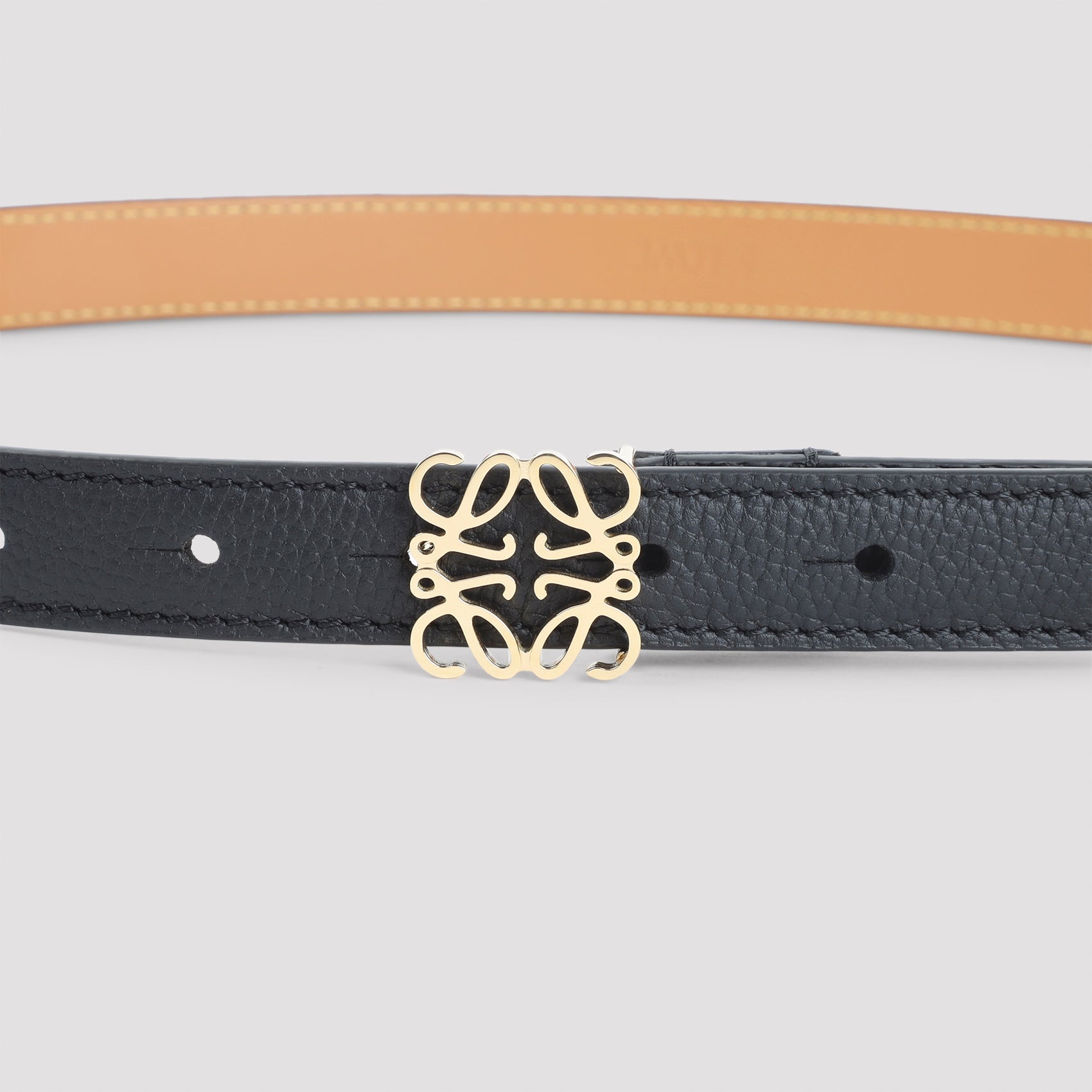 LOEWE Anagram 2CM Leather Belt