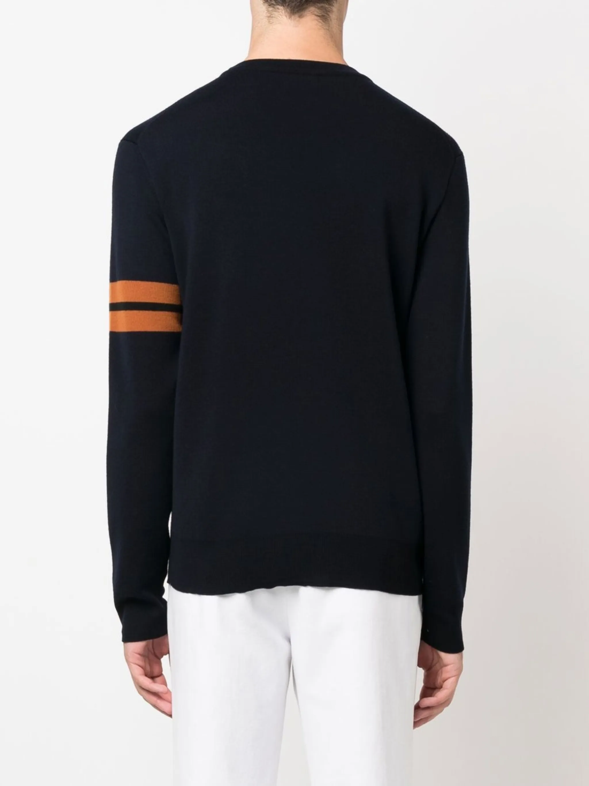 ZEGNA Men's Ribbed Collar Sweater Size 48