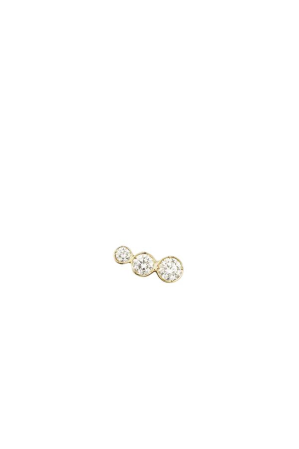 SOPHIE BILLE BRAHE Crescent Moon Trio Earrings