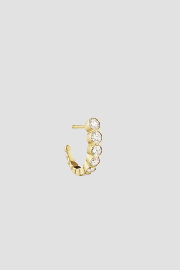 SOPHIE BILLE BRAHE Mini Diamond Hoop Earring Set