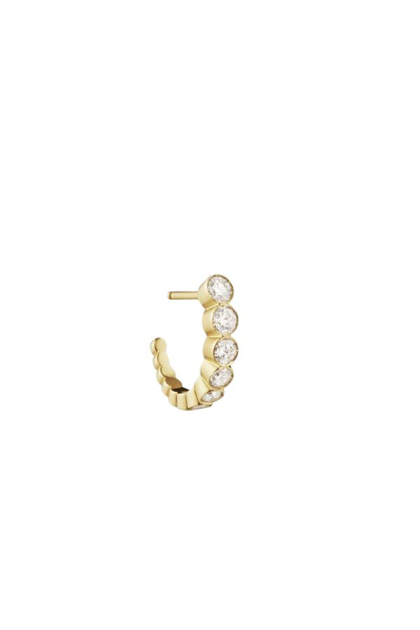 SOPHIE BILLE BRAHE Mini Diamond Hoop Earring Set