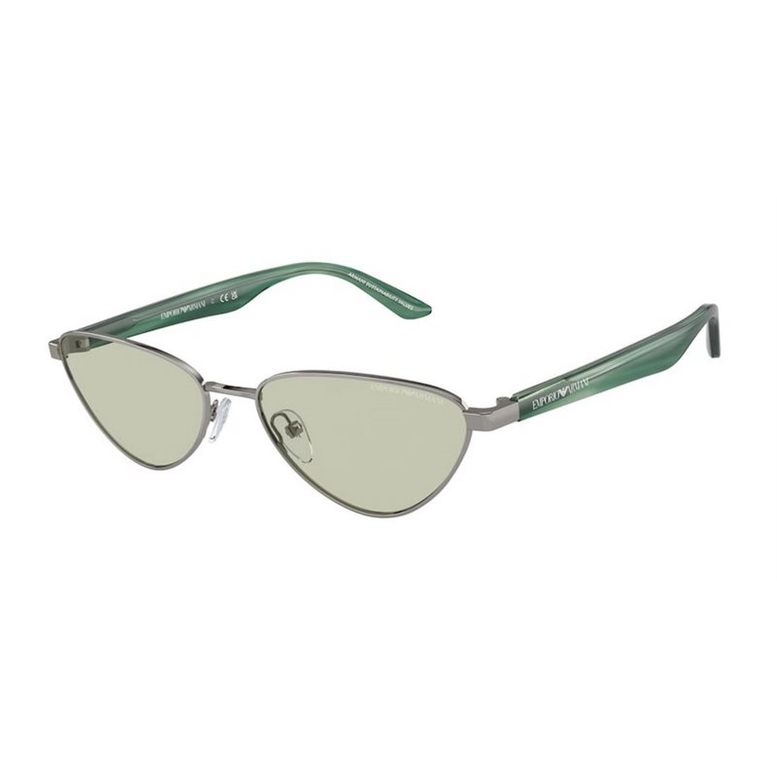 EMPORIO ARMANI Chic Metal Sunglasses for Women