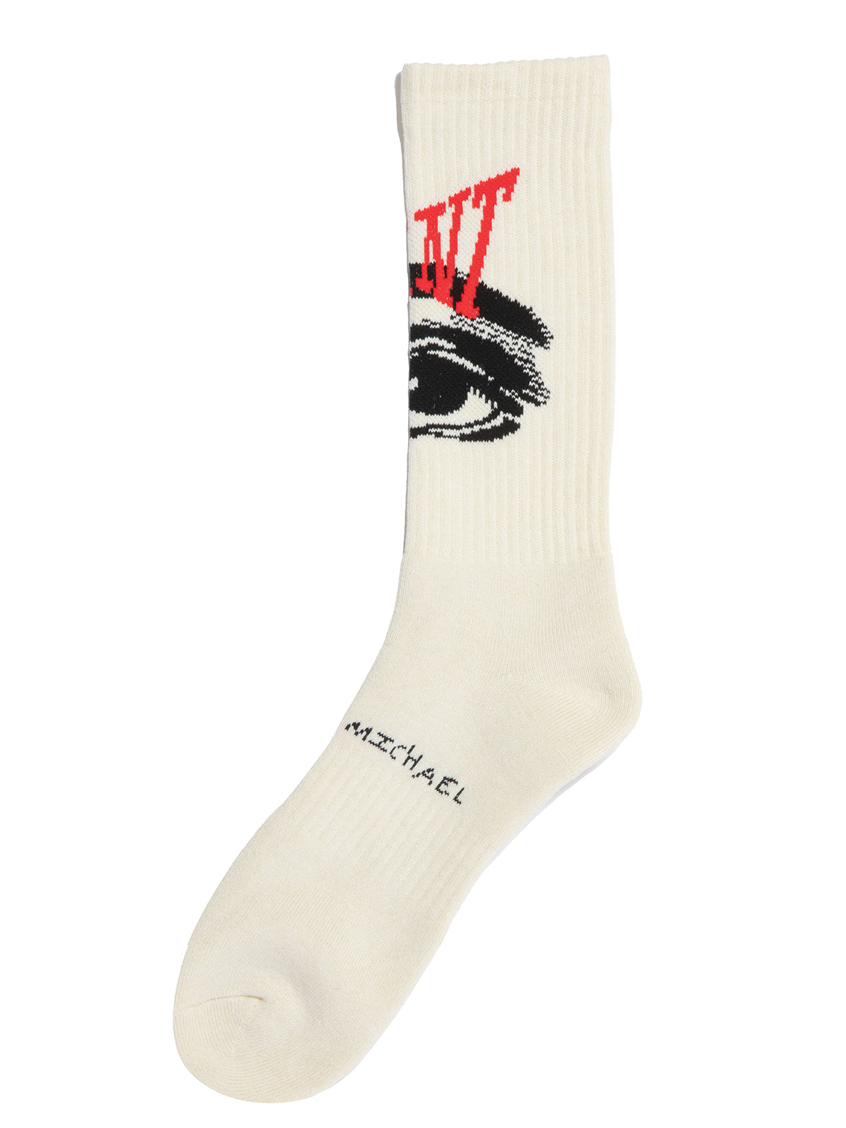 SAINT MXXXXXX Logo Eye Socks - One Size