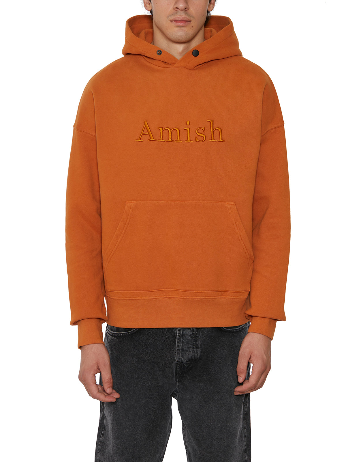 AMISH Men's Cotton Hoodie Sweatshirt - Size M