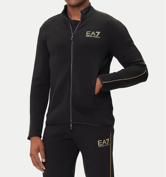 EA7 EMPORIO ARMANI Slim Fit Drawstring Hooded Sweatshirt for Men