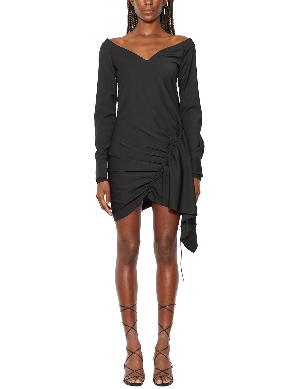 AC9 Asymmetric V-Neck Dress - Size 40