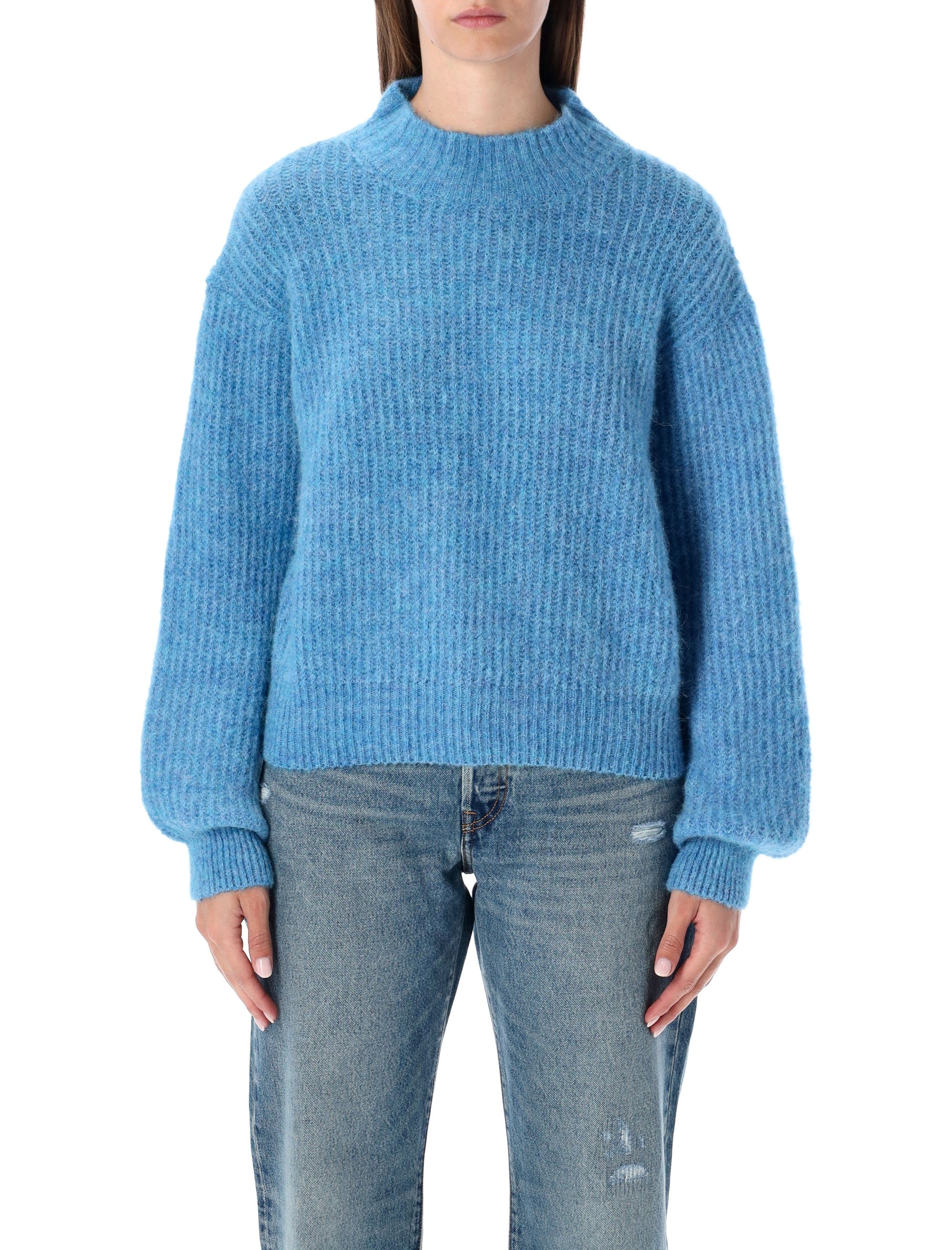 AMERICAN VINTAGE Women's Oversized Cropped Puffball Jumper