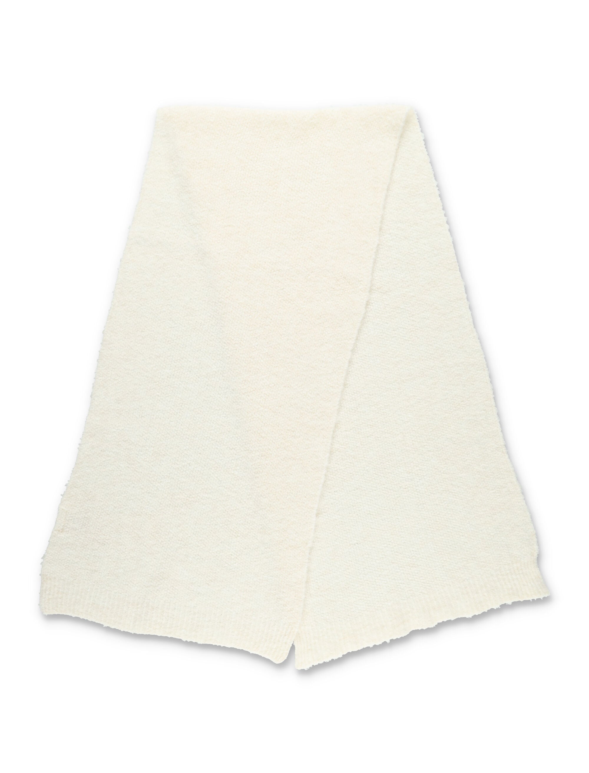 AMERICAN VINTAGE Soft Wool-Blend Scarf with Ribbed Edges - 168 cm x 40 cm