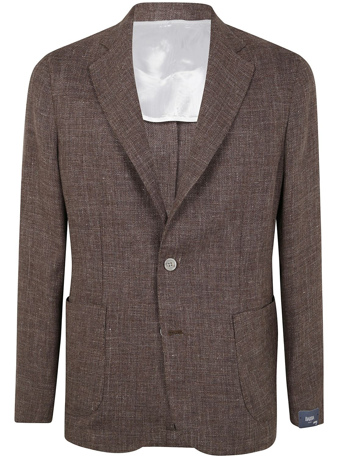 BARBA Napoli Easy Single-Breasted Jacket for Men - SS25 Collection