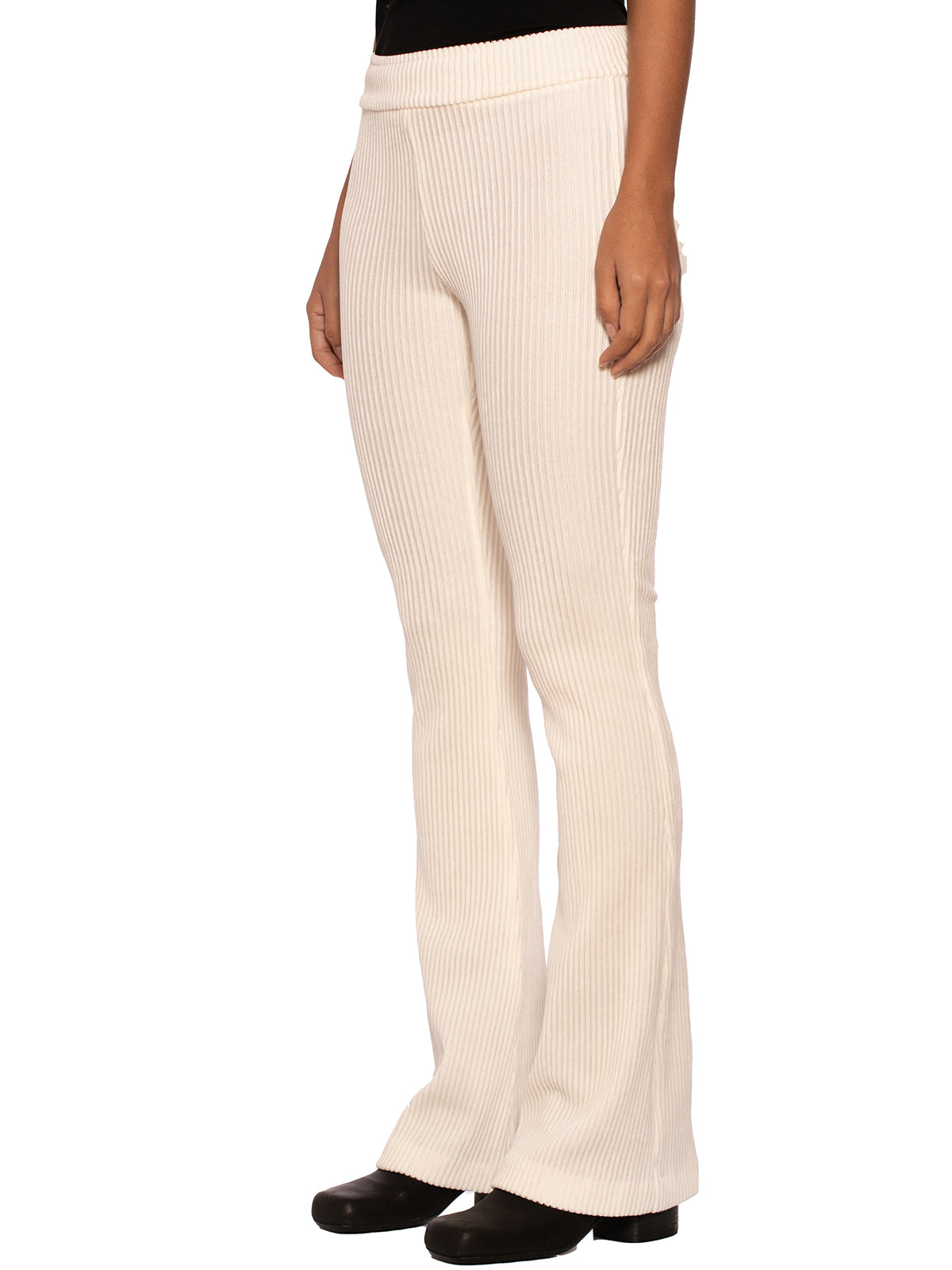 AVENUE MONTAIGNE Velvet Flared Pants for Women - Size 2